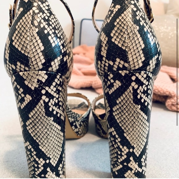 Aldo snake skin platforms heels - Picture 3 of 4